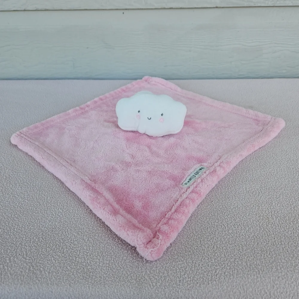 Blankets and Beyond Cloud Security Blanket Lovey Pink Plush Soft Toy Baby 13